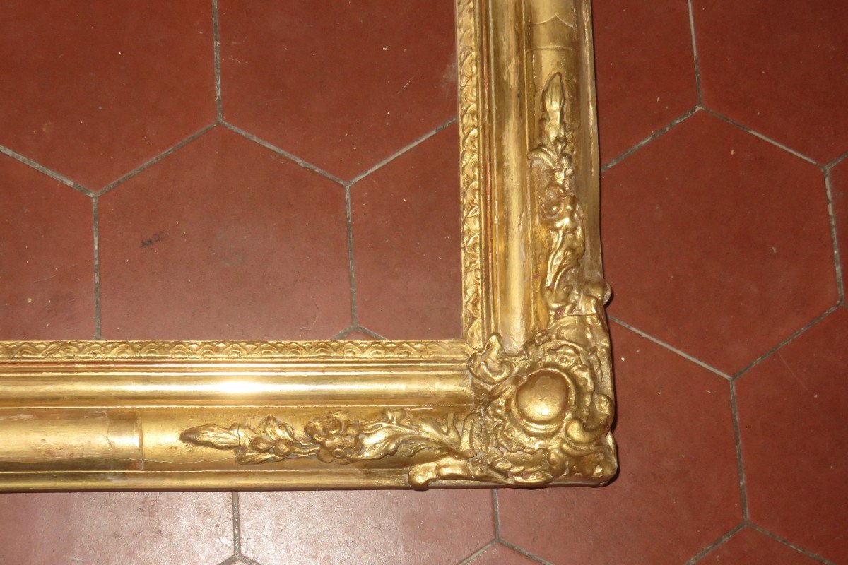 19th Century Frame, In Gilded Wood.-photo-4