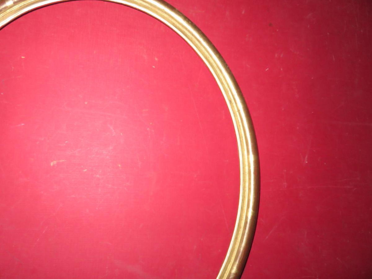 Oval Frame, 19th Time, In Golden Wood.-photo-3