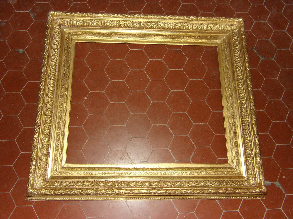 19th Century Frame, In Gilded Wood.