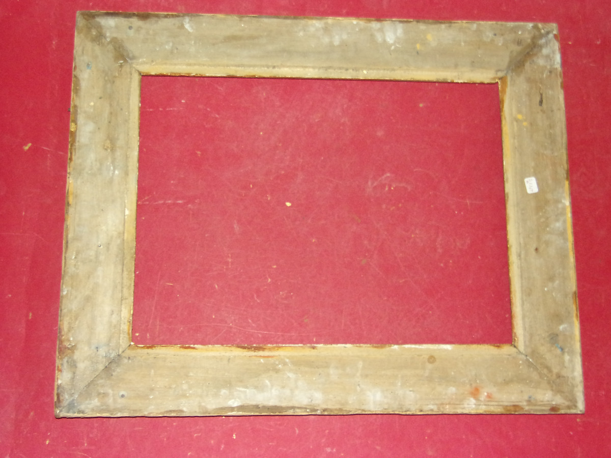 19th Century Frame, In Gilded Wood.-photo-3