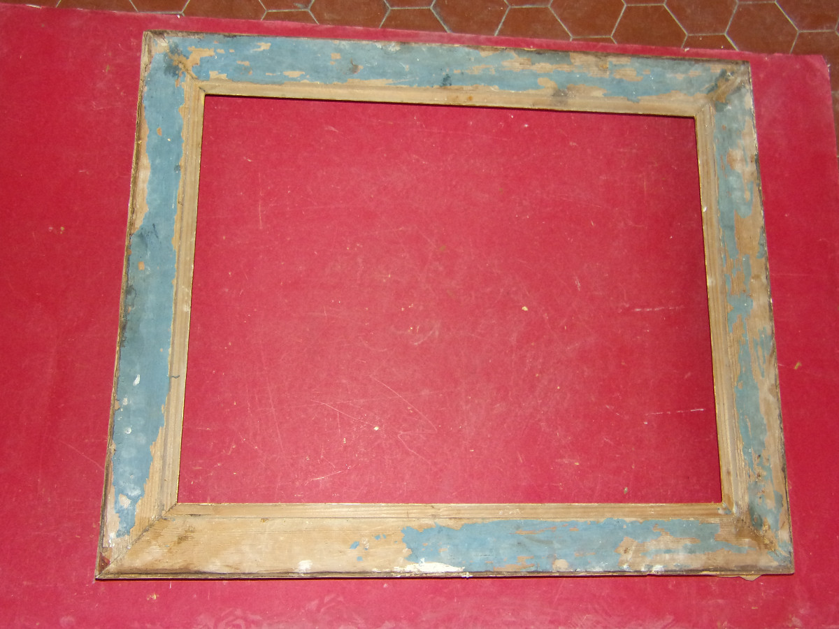 19th Century Frame, In Gilded Wood.-photo-4