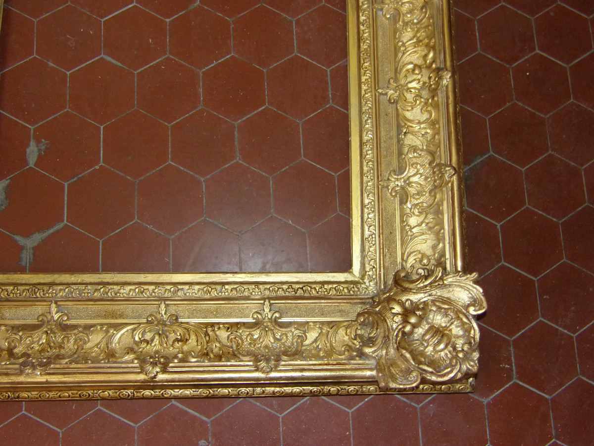 19th Century Frame, In Gilded Wood.-photo-4