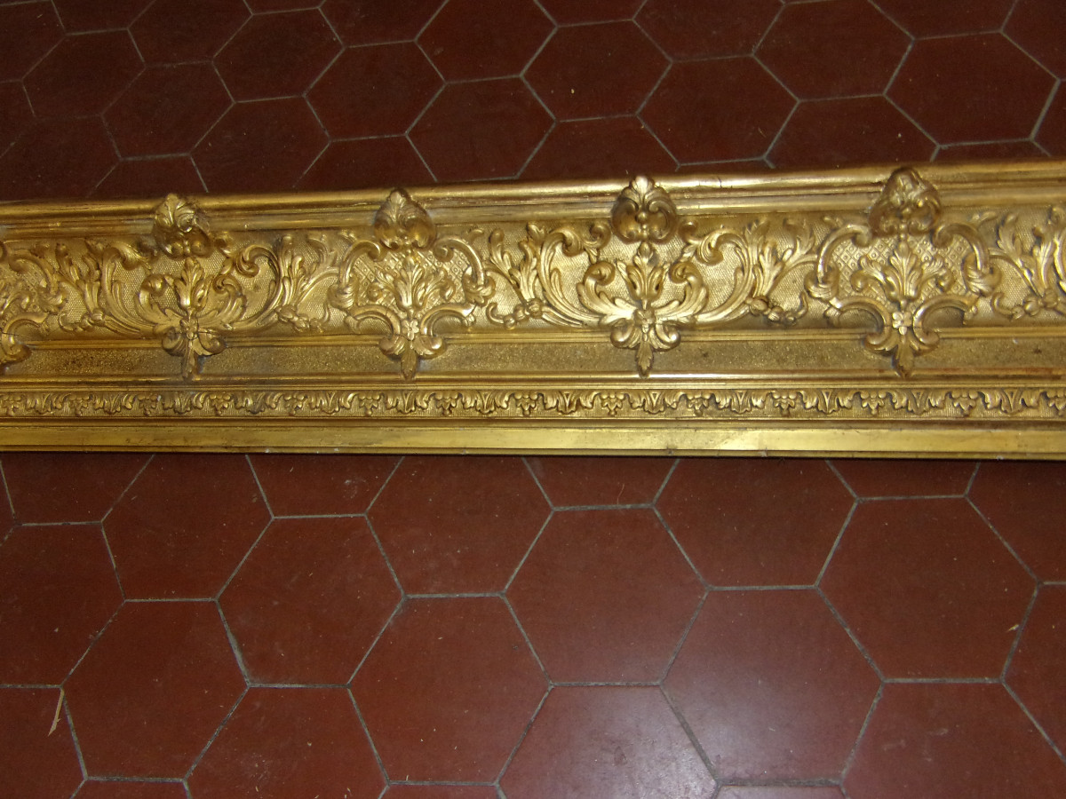 19th Century Frame, In Gilded Wood.-photo-2