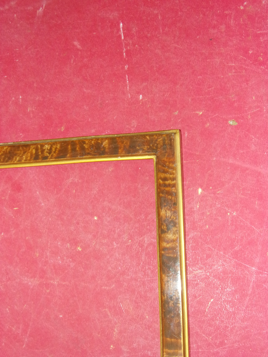 Cadre En Bois  époque Début 20 ème,  Art Nouveau.-photo-3