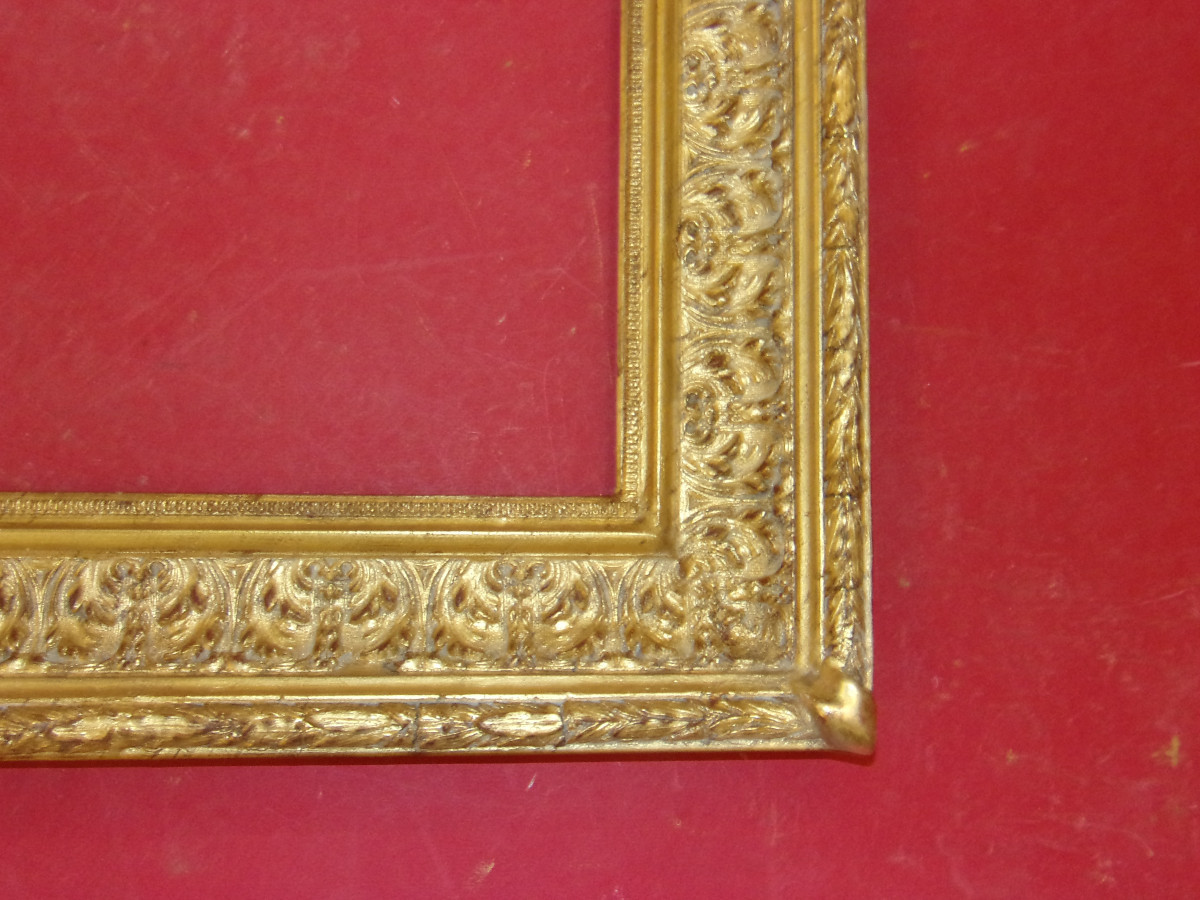 19th Century Frame, In Gilded Wood.-photo-4