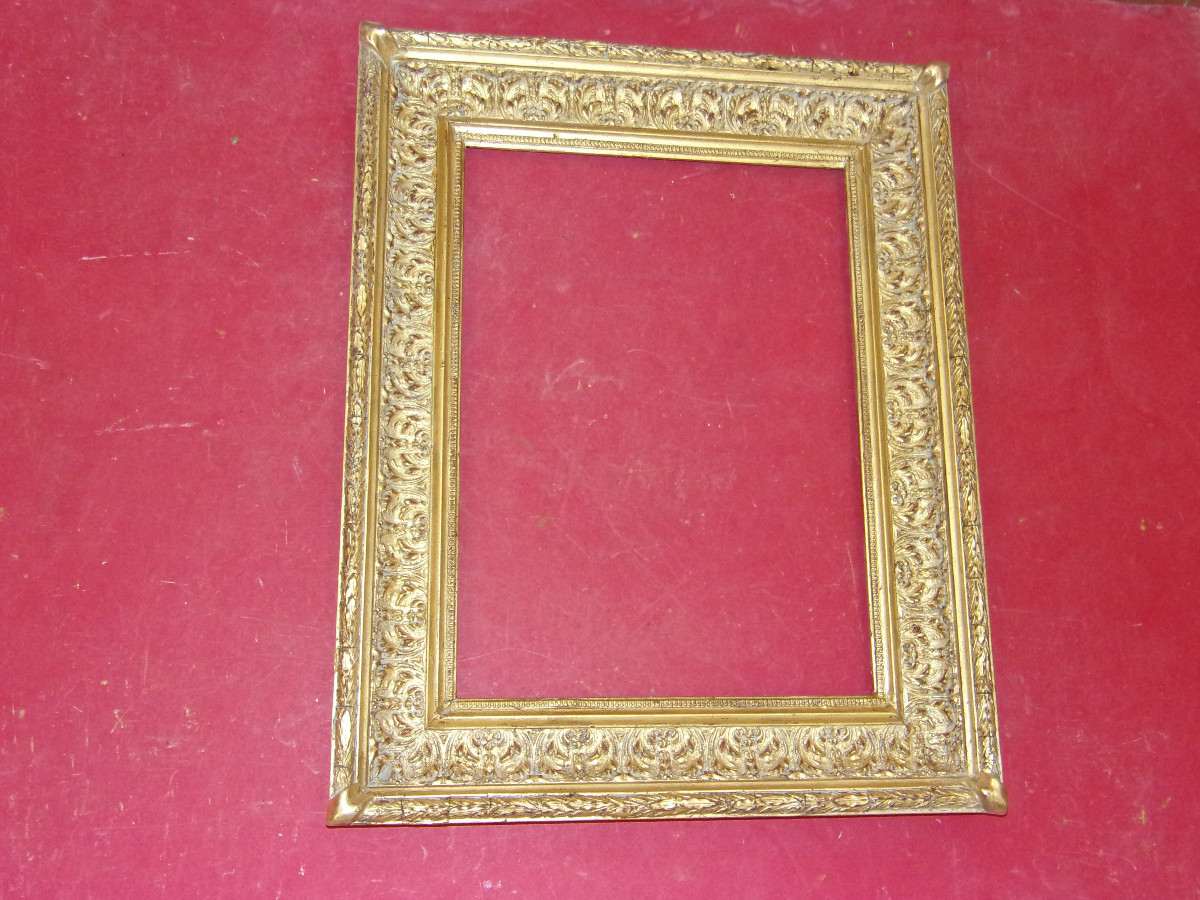 19th Century Frame, In Gilded Wood.
