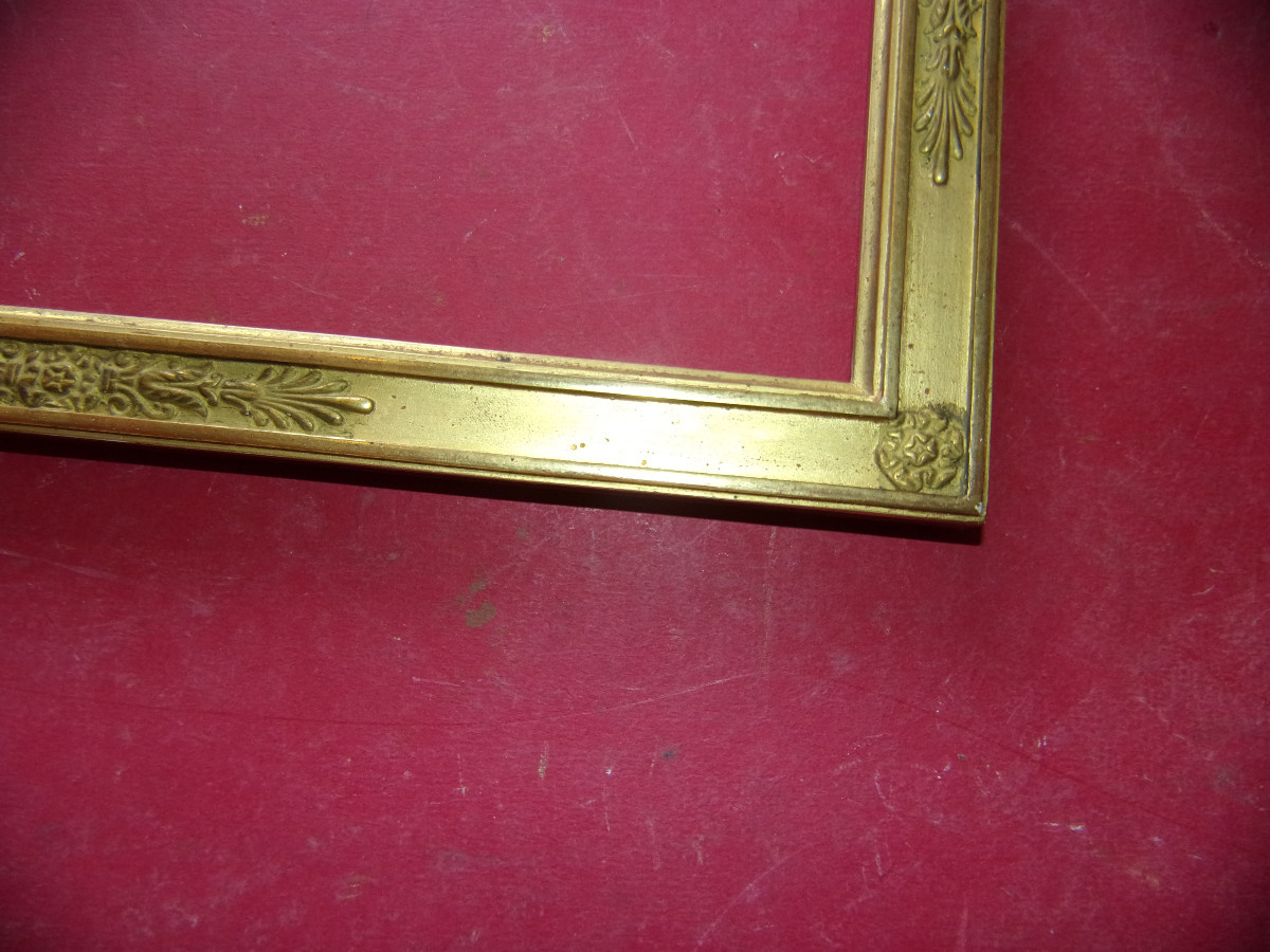 Pair Of 19th Century Frames, In Gilded Wood.-photo-1