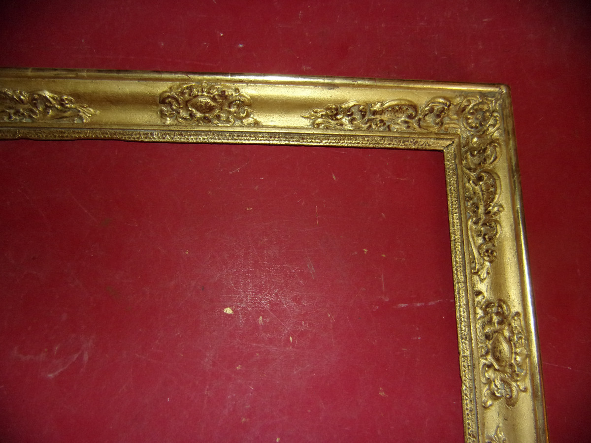 19th Century Frame, In Gilded Wood.-photo-3