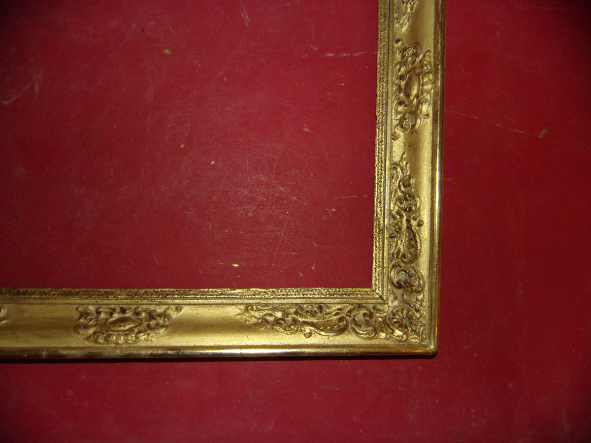 19th Century Frame, In Gilded Wood.-photo-4