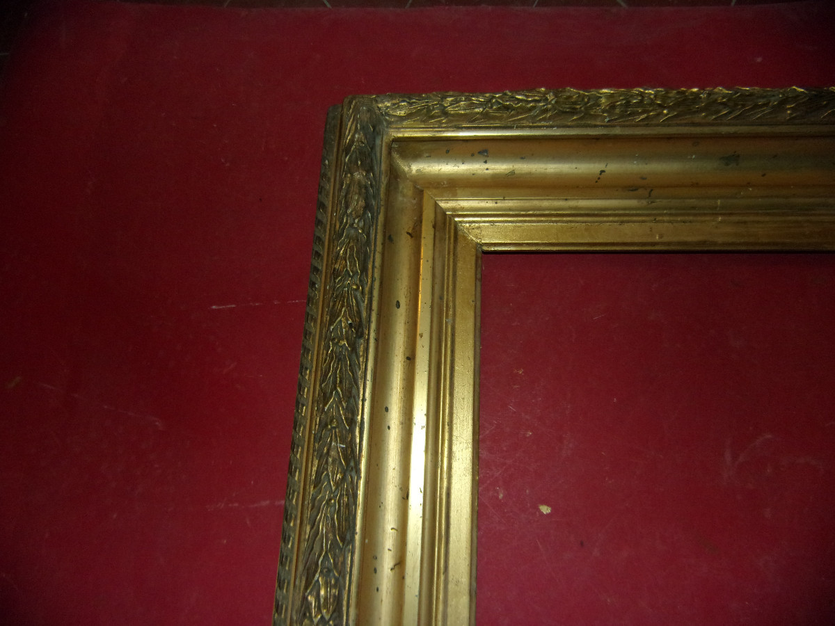 19th Century Frame, In Gilded Wood.-photo-2