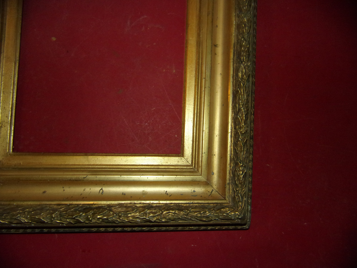 19th Century Frame, In Gilded Wood.-photo-4