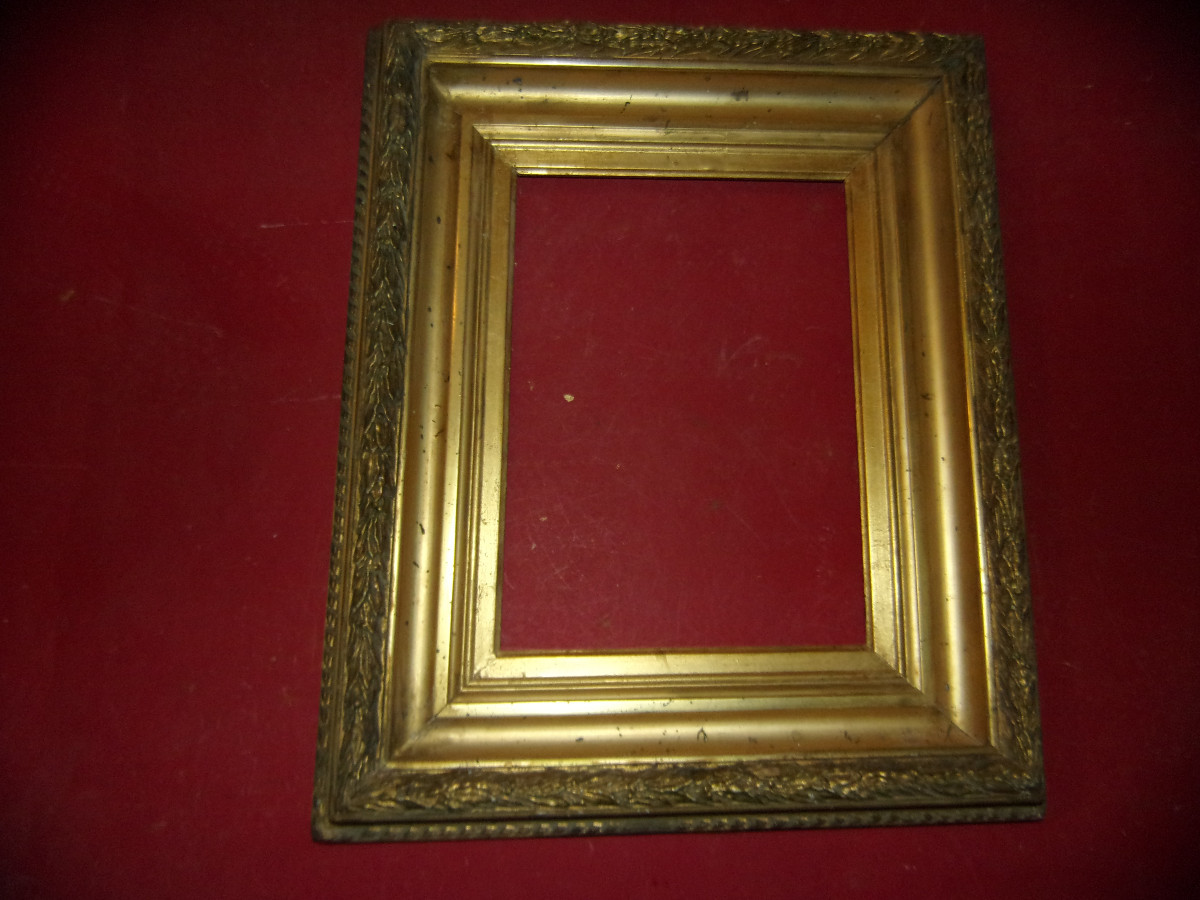 19th Century Frame, In Gilded Wood.