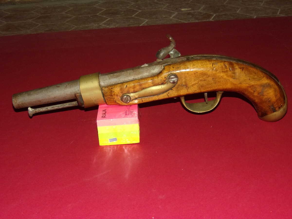 Pistolet de Gendarme modèle 1822  époque 19ème.-photo-2