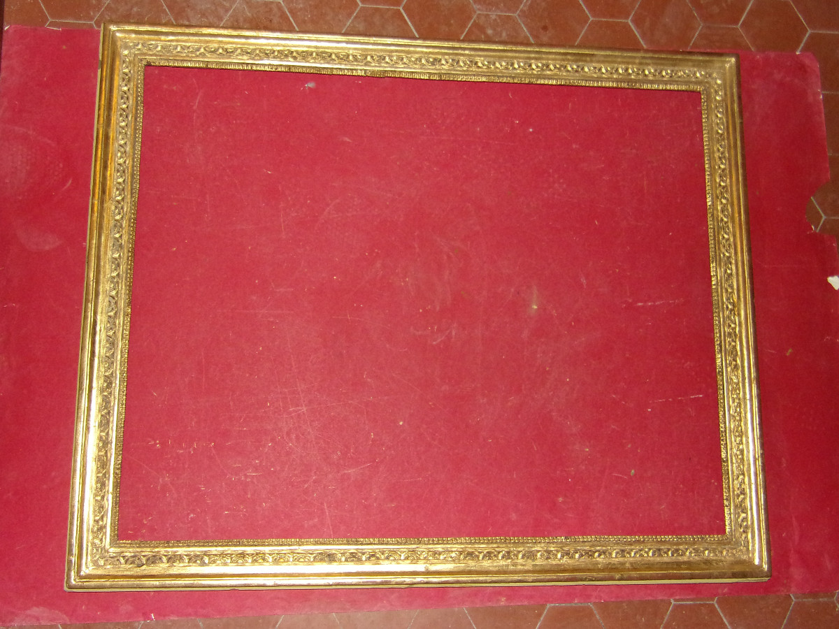19th Century Frame, In Gilded Wood.