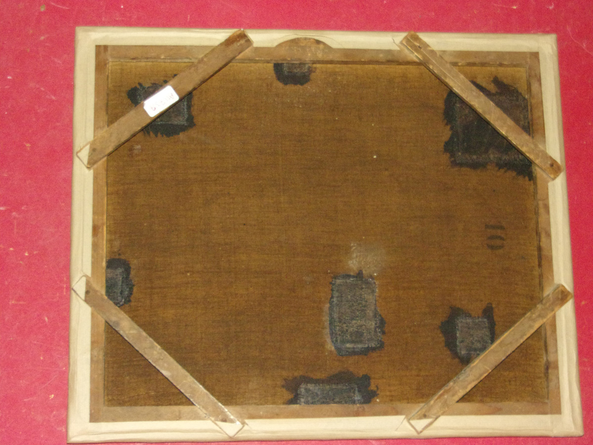 Ville Orientale animée, tableau époque 19 ème.-photo-1