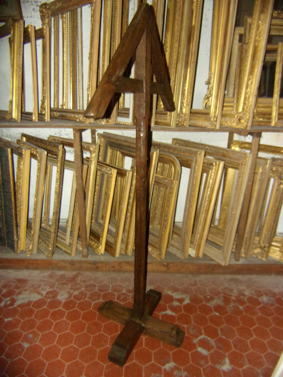 Sacristy Chasuble Stand, In Oak, 18th Century.-photo-2