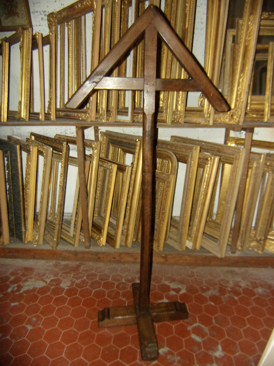 Sacristy Chasuble Stand, In Oak, 18th Century.-photo-4