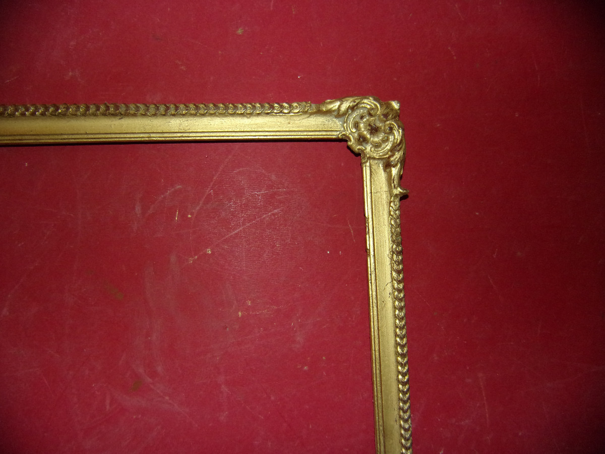 19th Century Frame, In Gilded Wood.-photo-3