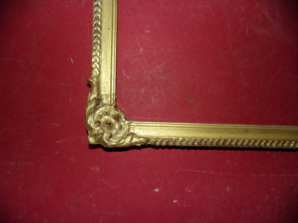 19th Century Frame, In Gilded Wood.-photo-1