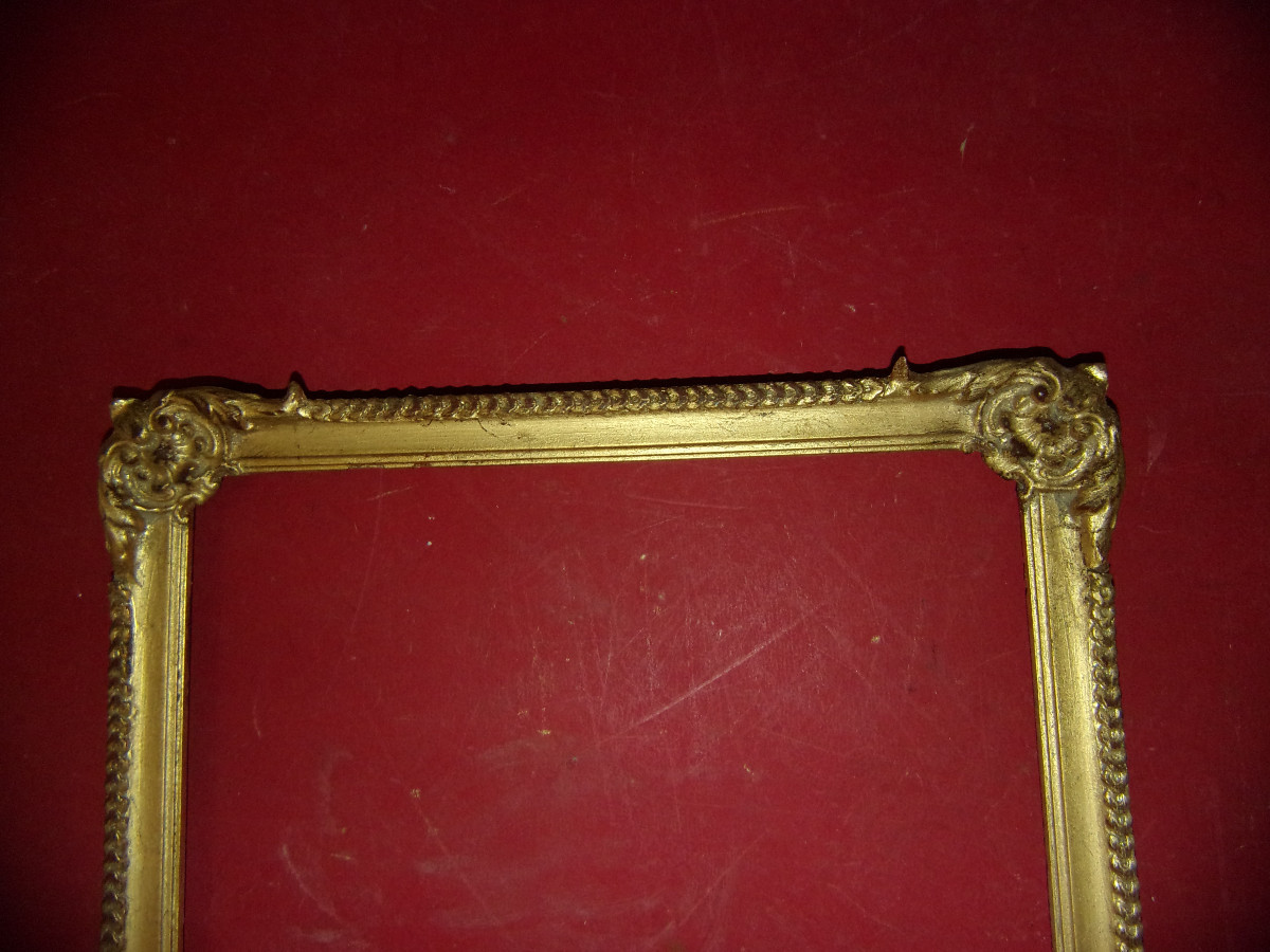 19th Century Frame, In Gilded Wood.-photo-2
