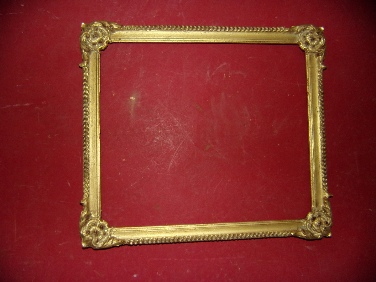 19th Century Frame, In Gilded Wood.