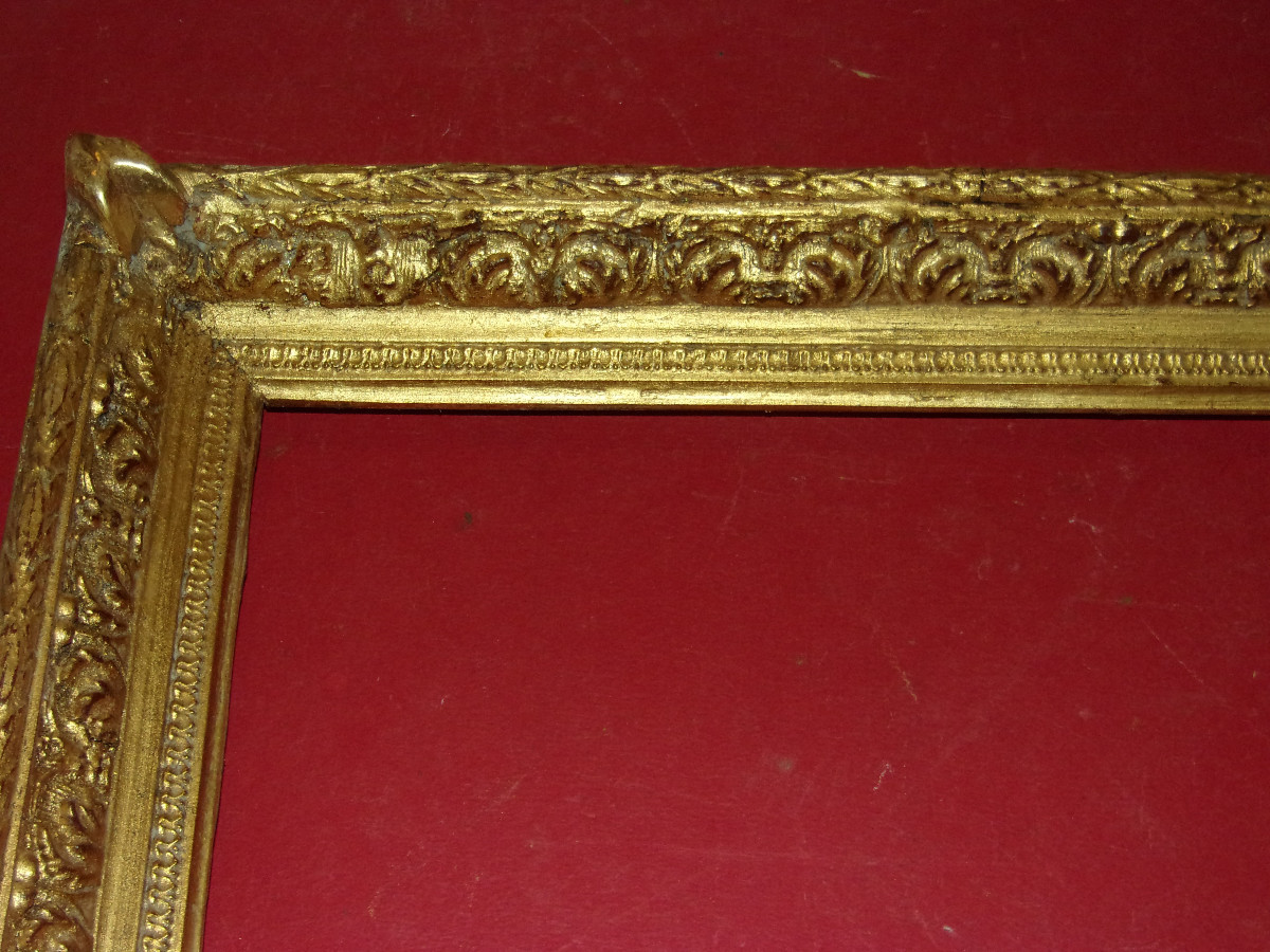 19th Century Frame, In Gilded Wood.-photo-2