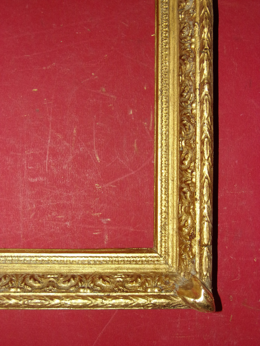 19th Century Frame, In Gilded Wood.-photo-4