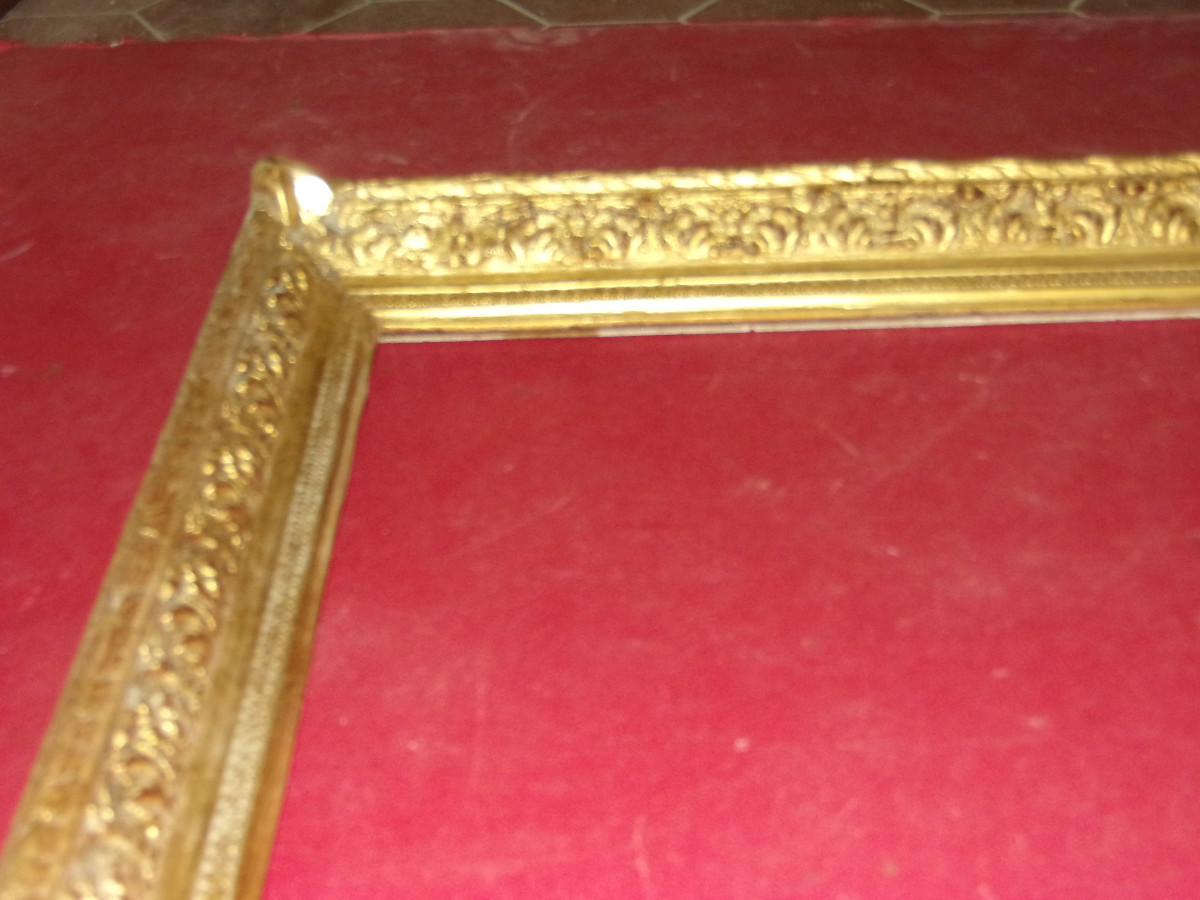 19th Century Frame, In Gilded Wood.-photo-2