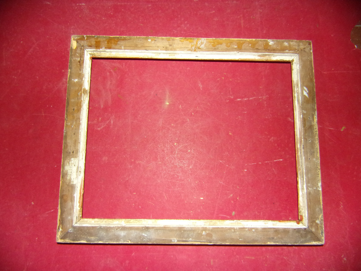 19th Century Frame, In Gilded Wood.-photo-3