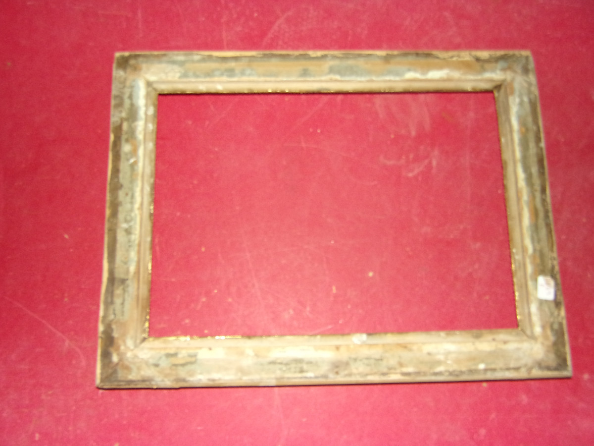 19th Century Frame, In Gilded Wood.-photo-2