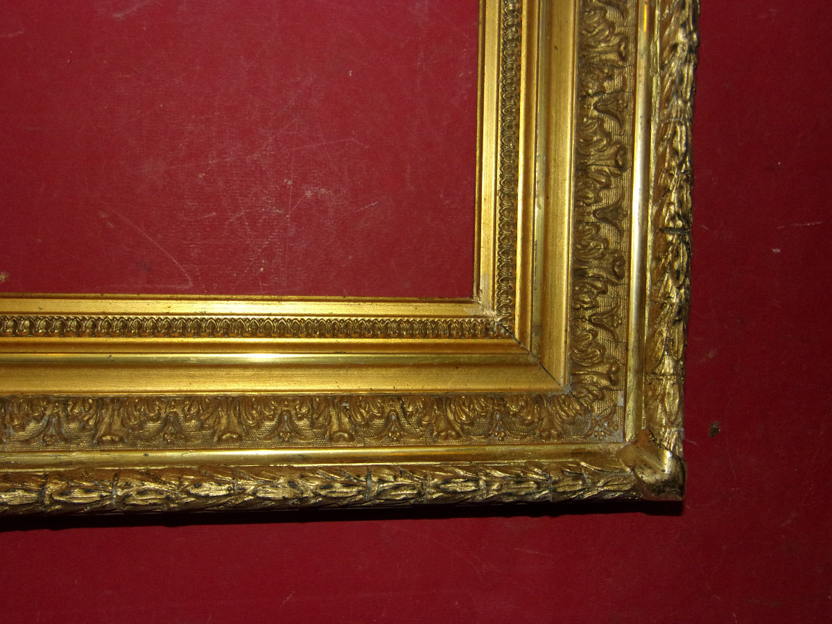 19th Century Frame, In Gilded Wood.-photo-4
