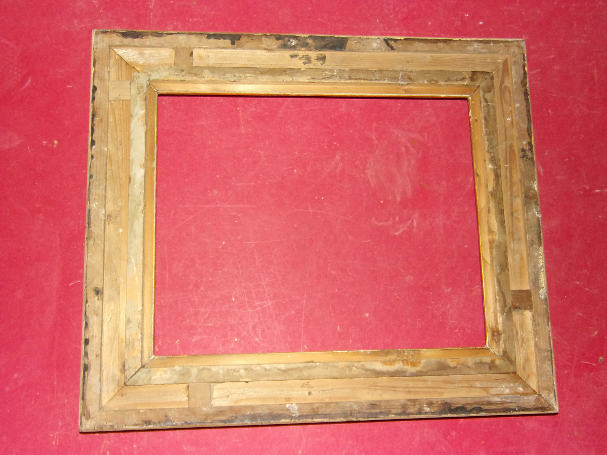 19th Century Frame, In Gilded Wood.-photo-4