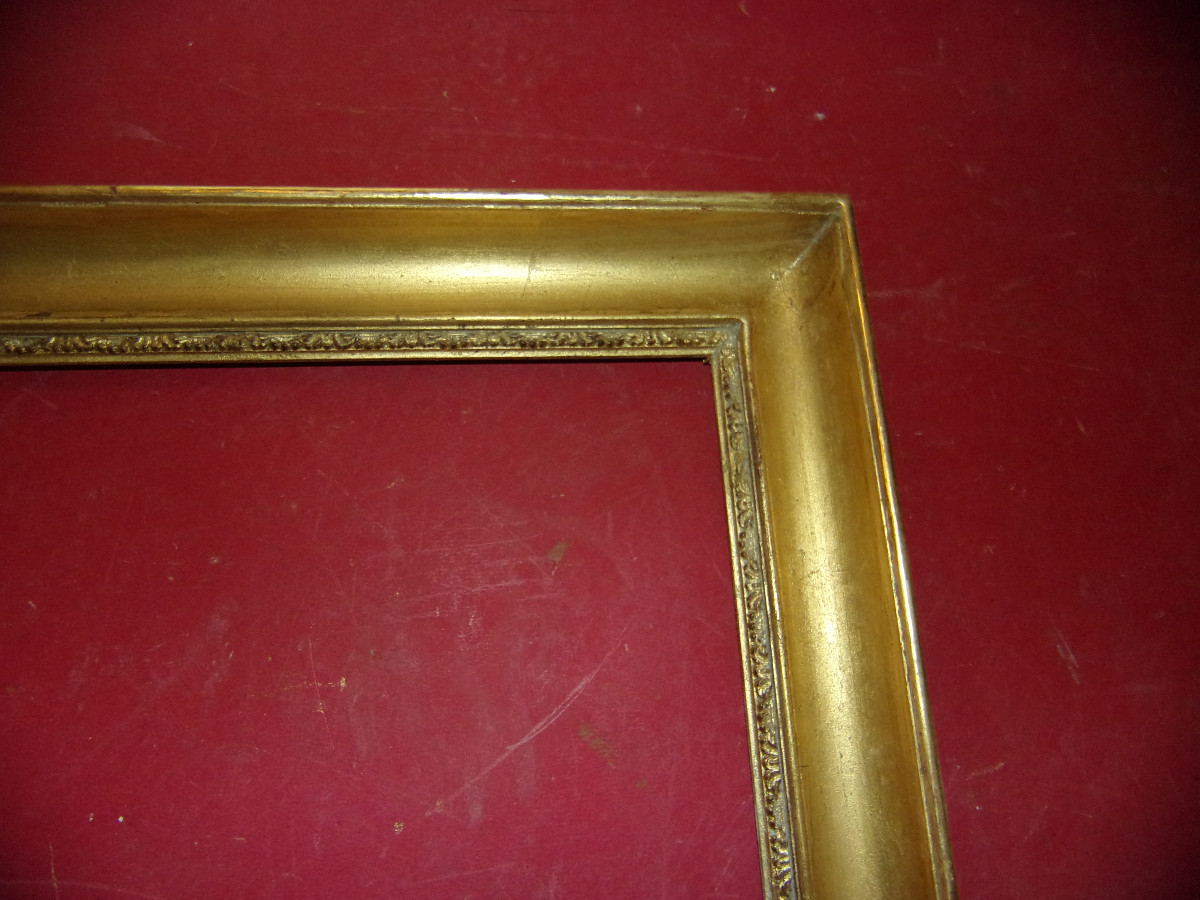 Pair Of 19th Century Gilded Wood Frames.-photo-4
