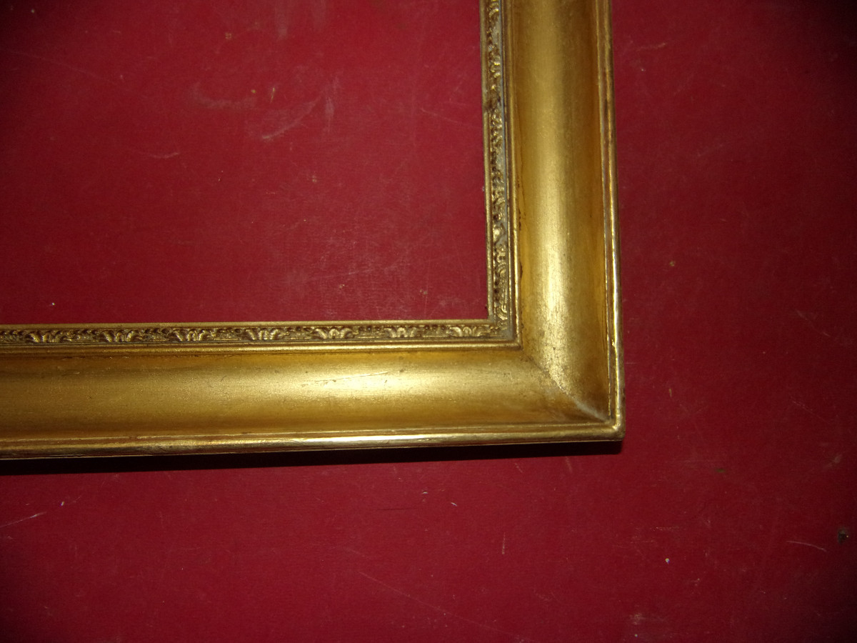 Pair Of 19th Century Gilded Wood Frames.-photo-1