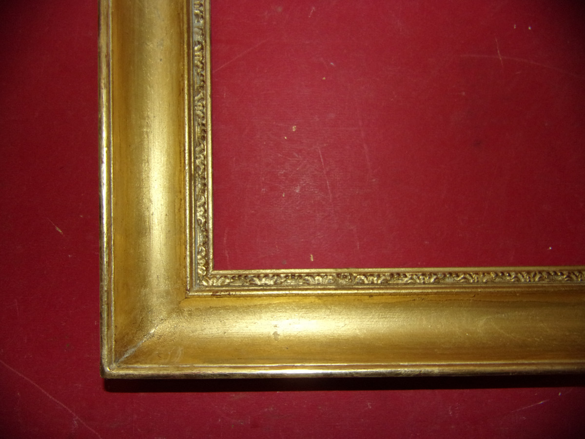 Pair Of 19th Century Gilded Wood Frames.-photo-2