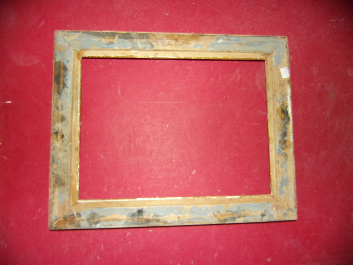 Pair Of 19th Century Gilded Wood Frames.-photo-5