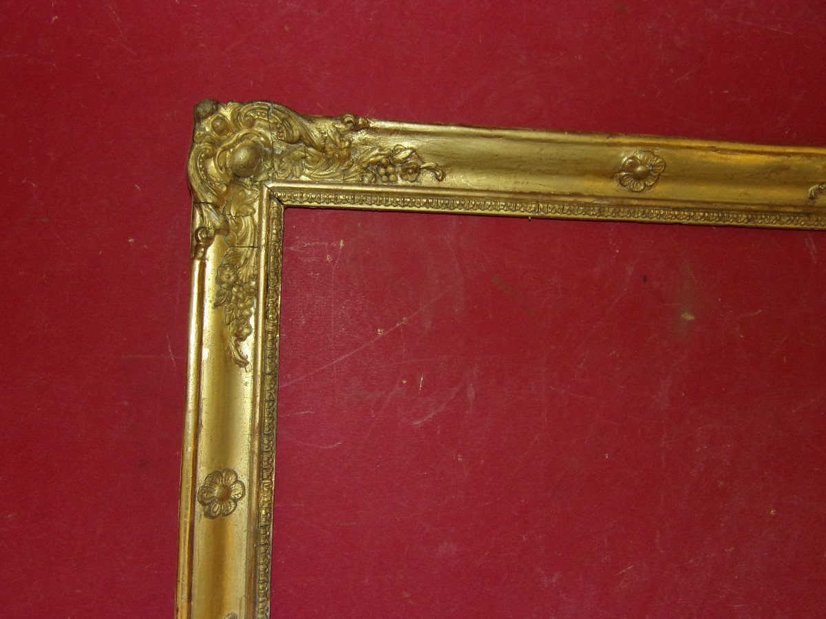 19th Century Gilded Wood Frame.-photo-2