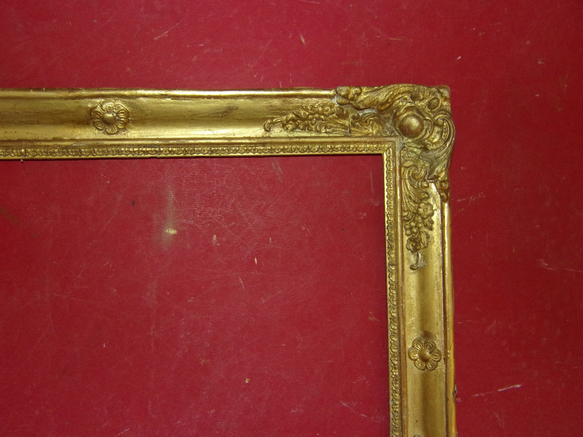 19th Century Gilded Wood Frame.-photo-3