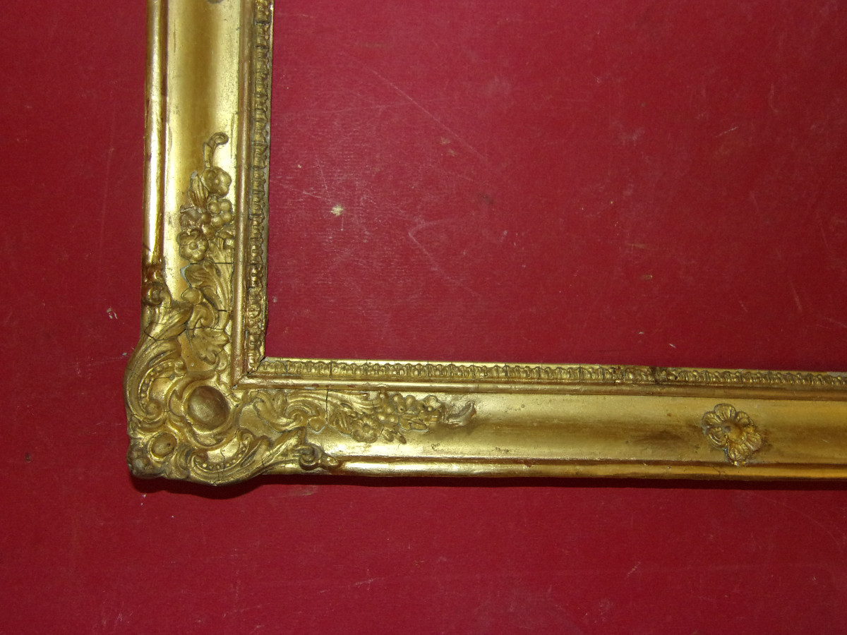 19th Century Gilded Wood Frame.-photo-1
