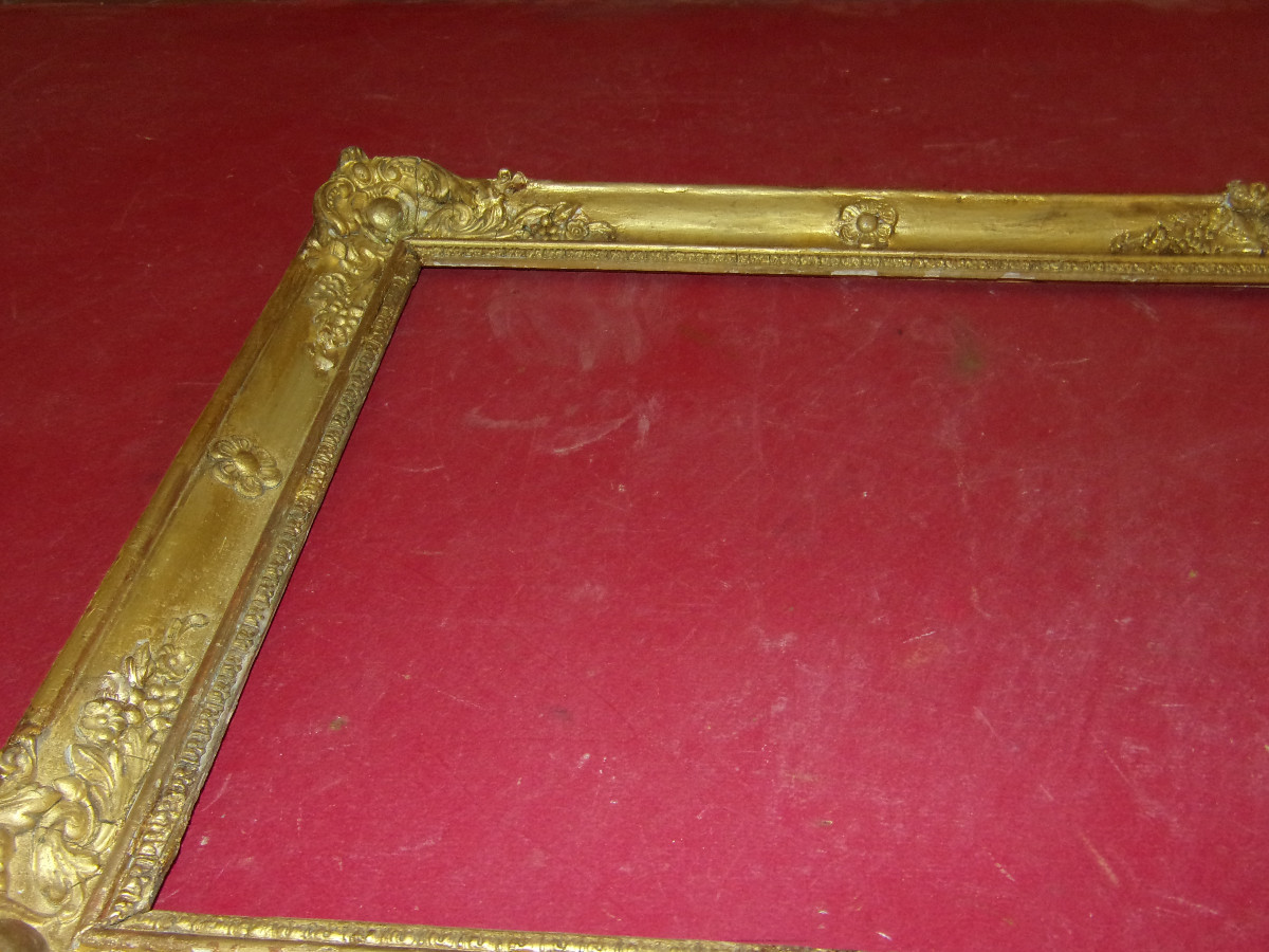 19th Century Gilded Wood Frame.-photo-2