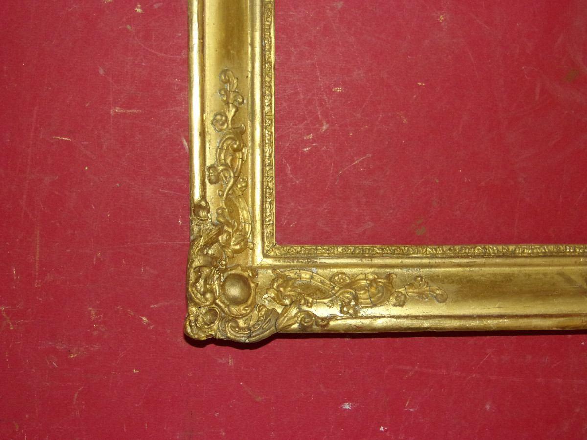 19th Century Gilded Wood Frame.-photo-1