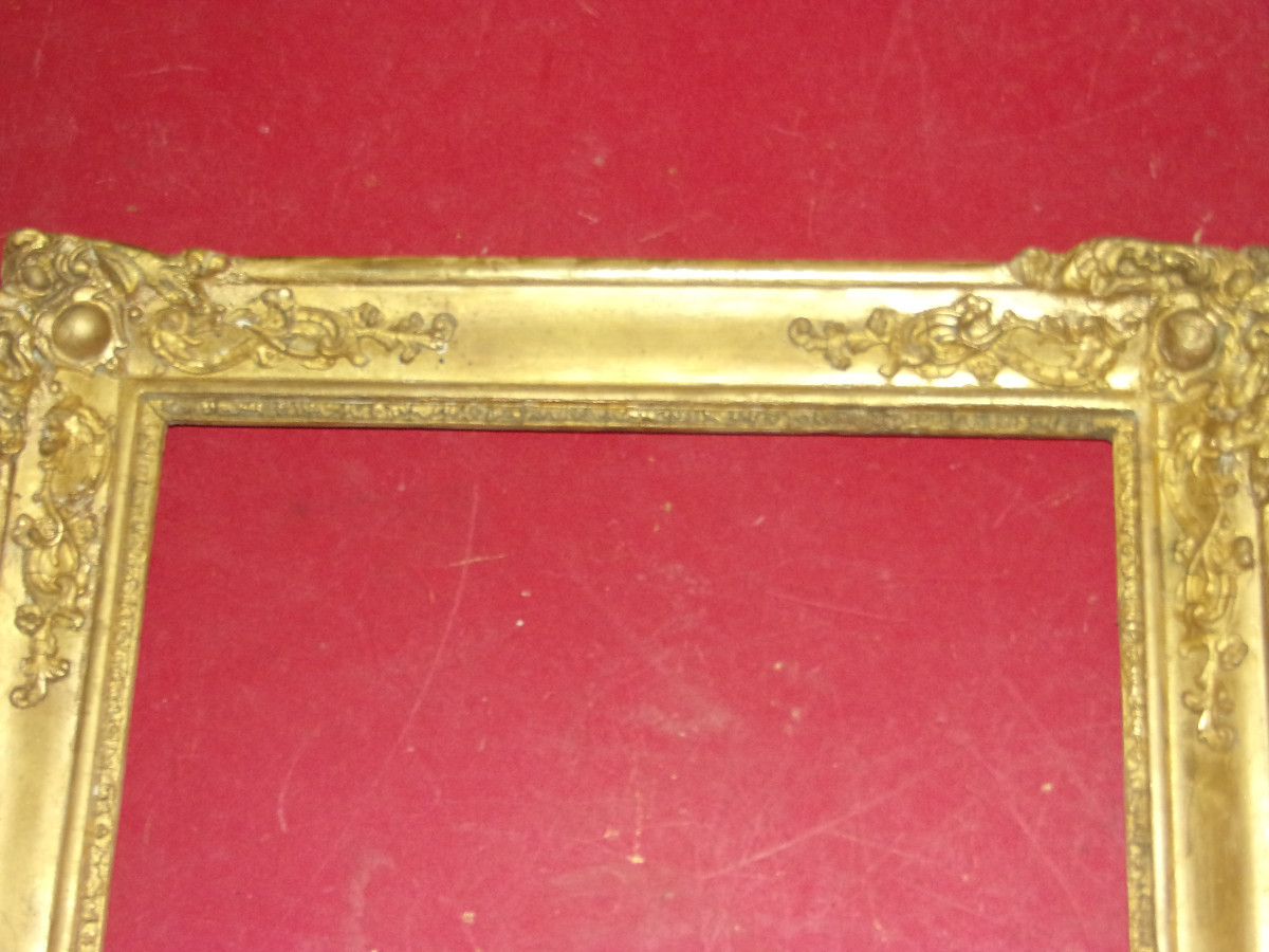 19th Century Gilded Wood Frame.-photo-2