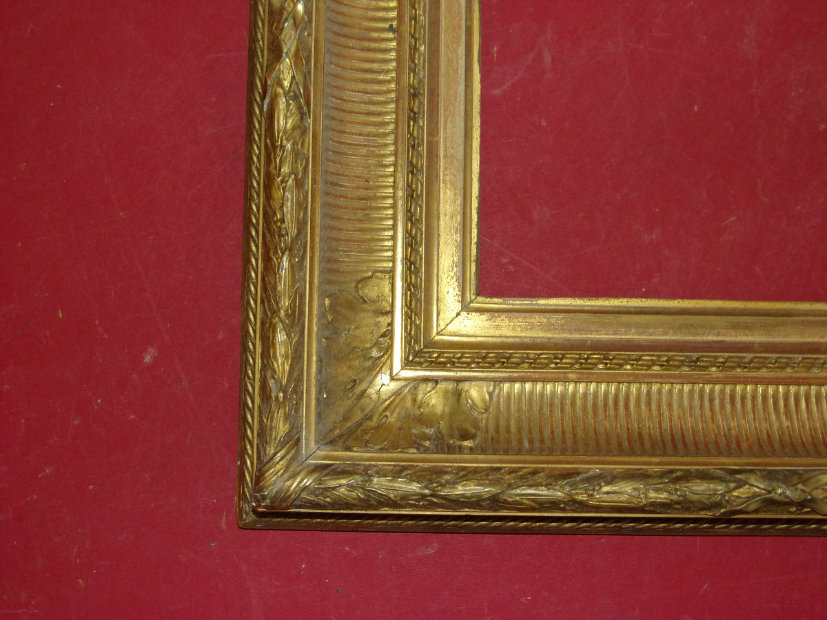 19th Century Gilded Wood Frame.-photo-1