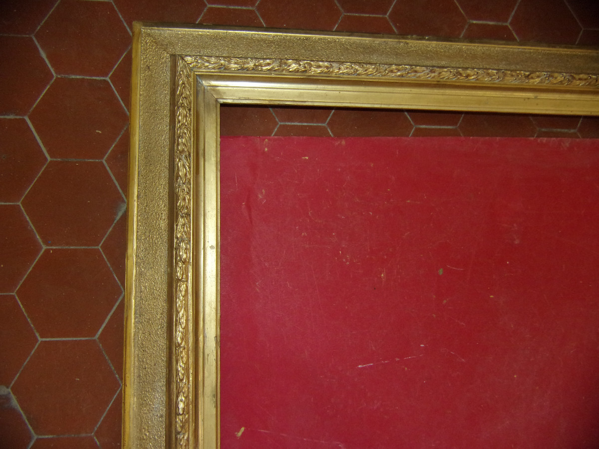 19th Century Gilded Wood Frame.-photo-2