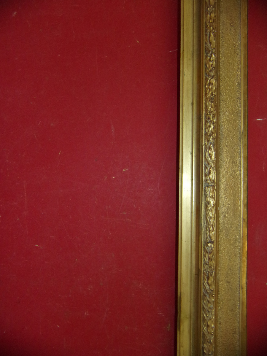 19th Century Gilded Wood Frame.-photo-1