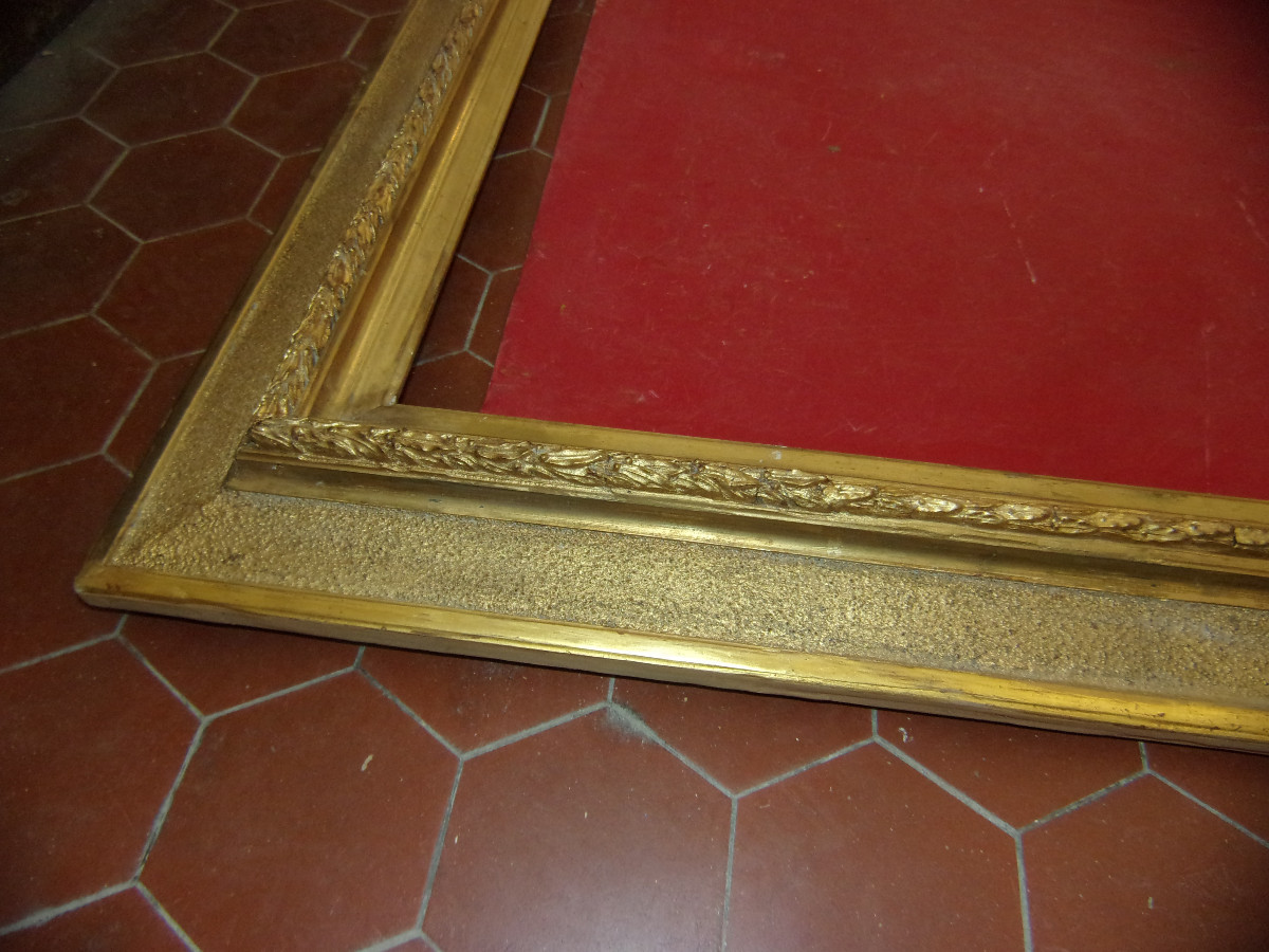 19th Century Gilded Wood Frame.-photo-2