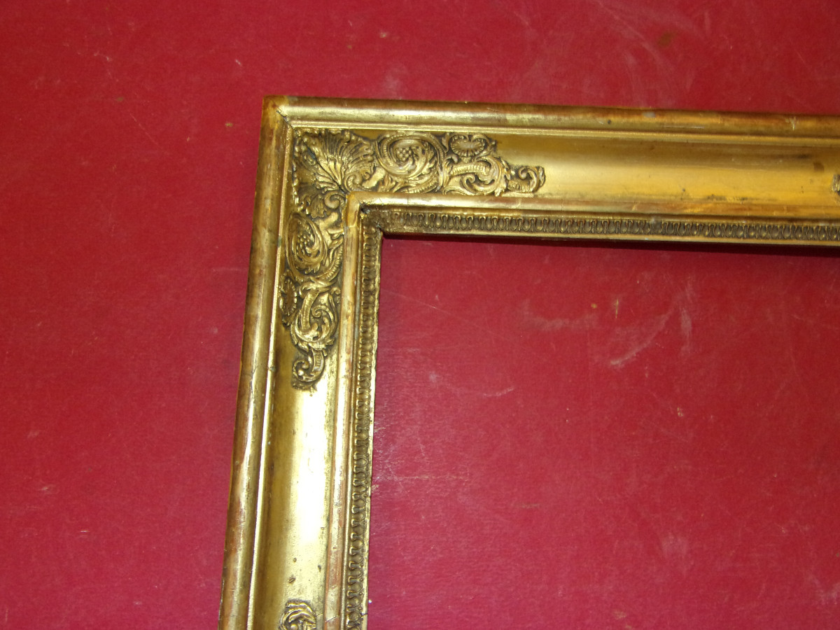 19th Century Gilded Wood Frame.-photo-2