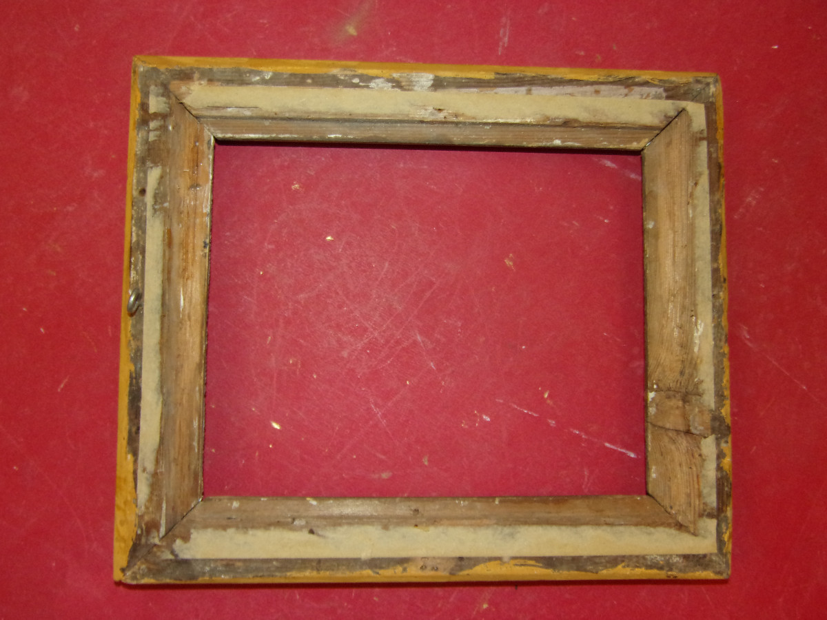 19th Century Gilded Wood Frame.-photo-3