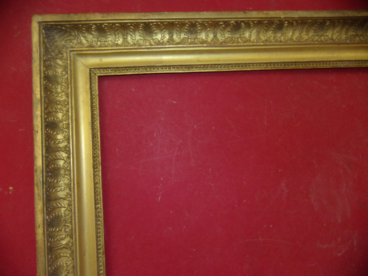 19th Century Gilded Wood Frame.-photo-2
