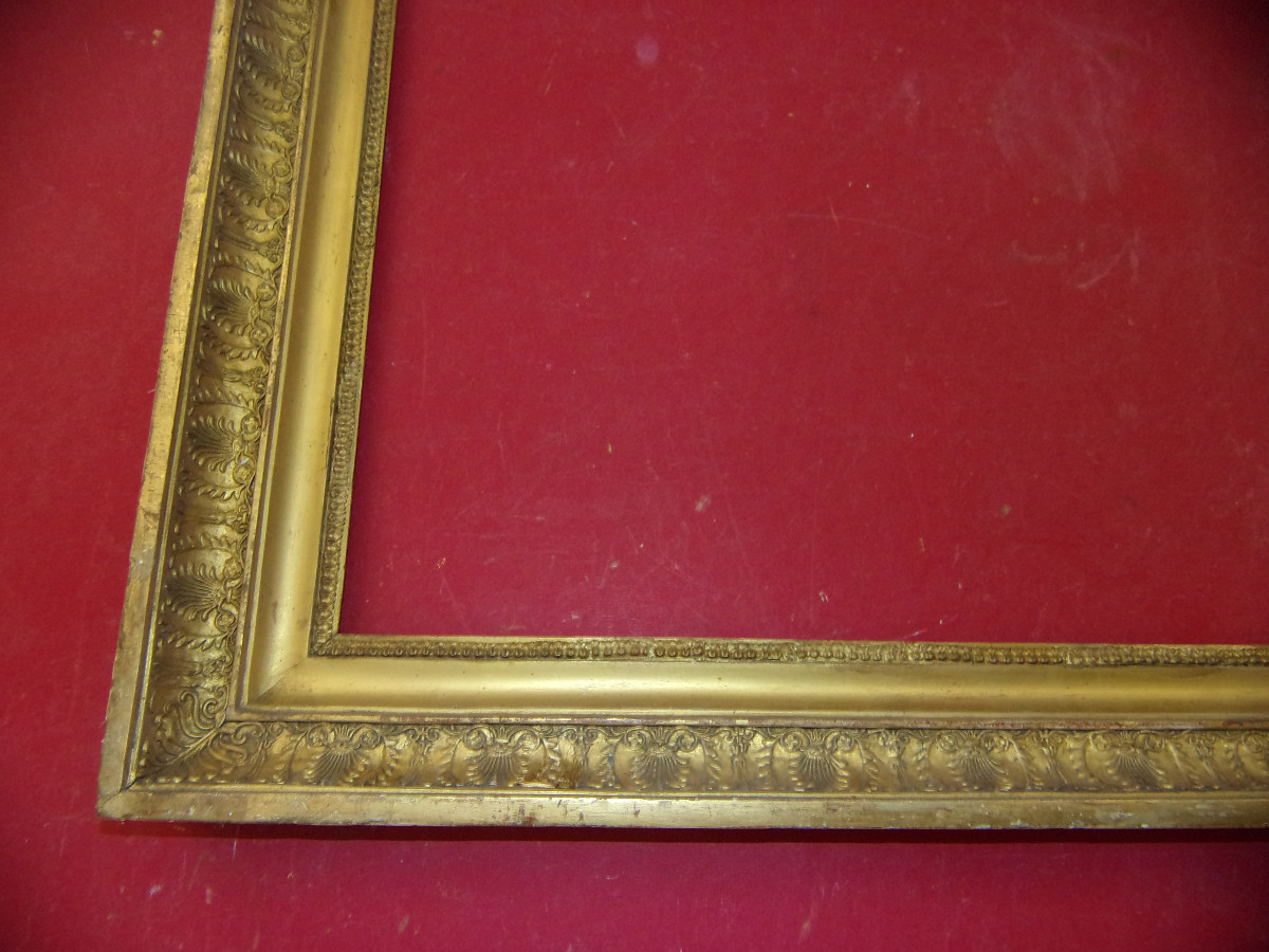 19th Century Gilded Wood Frame.-photo-1